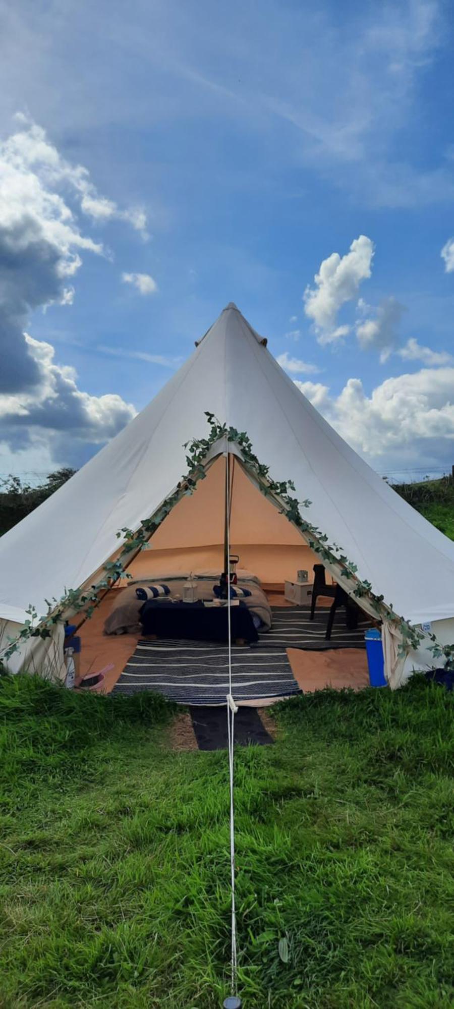Summit Camping Kit Hill Cornwall Panoramic Views Grass Pitch From 15Pn Or Bella Bell Tent 75Pn Callington المظهر الخارجي الصورة